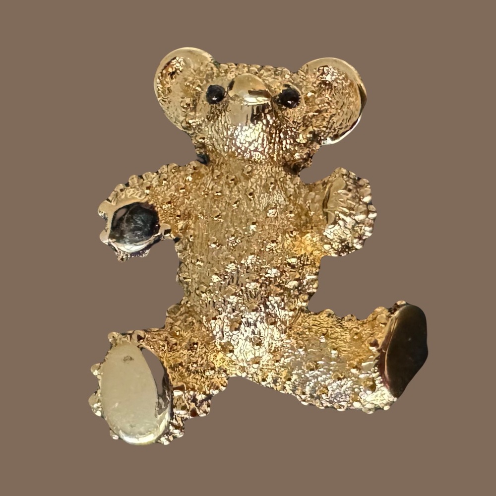 Vintage D’Orlan Teddy Bear Brooch
